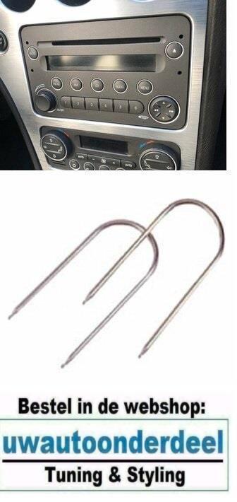 Radio Cd Demontage Sleutel Tool Beugel Aux Alfa Romeo GT, Auto diversen, Tuning en Styling, Ophalen of Verzenden