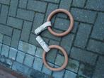 Vintage gymzaal ringen turn ringen, Kindermaat 146 t/m 176, Ophalen, Gebruikt, Materiaal