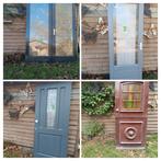 Diversen deuren, Ophalen, Gebruikt, 200 tot 215 cm, Glas