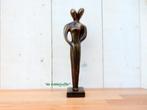 043* Bronzen koppel samen (Boven €75 geen verzendkosten), Tuin en Terras, Ophalen of Verzenden, Nieuw, Overige materialen, Mensenbeeld