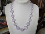 Een mooie Rozenkwarts edelstenen ketting, Sieraden, Tassen en Uiterlijk, Antieke sieraden, Verzenden, Overige materialen, Ketting