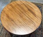 Houten bijzettafel art deco stijl, coffee table, Ophalen, Gebruikt, Rond, 55 tot 75 cm