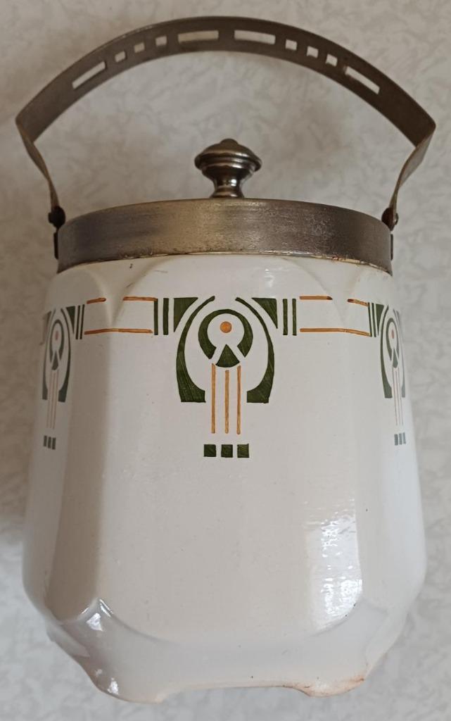 Aardewerk koekdoos met deksel, Antiek en Kunst, Antiek | Keramiek en Aardewerk, Ophalen of Verzenden