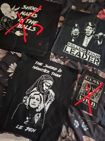 Linkse punk patches voor battle vest (starwars, anti Trump) beschikbaar voor biedingen