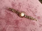 vintage  broche monet, Sieraden, Tassen en Uiterlijk, Ophalen, Zo goed als nieuw, Overige materialen