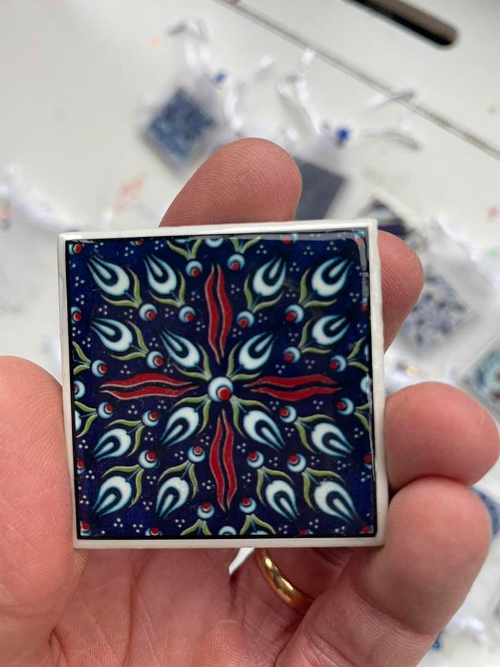 Ottomaanse Tegeltjes magnetisch, Antiek en Kunst, Antiek | Wandborden en Tegels, Ophalen
