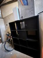 Kallax kast zwart, Huis en Inrichting, Kasten | Boekenkasten, Ophalen, 100 tot 150 cm
