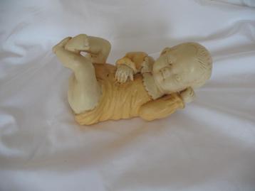 Vrij Groot Beeld Sculpture  *Baby * Vintage beschikbaar voor biedingen