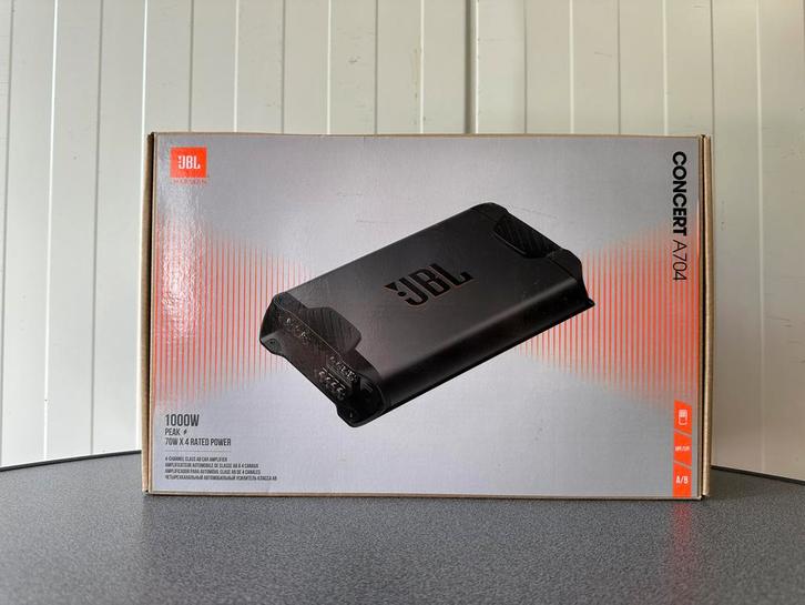JBL Concert A704 - Autoversterker 4 Kanaals - 1000 Watt, Auto diversen, Autospeakers, Zo goed als nieuw, Ophalen of Verzenden