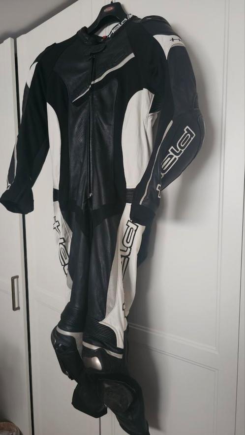 Held motorpak leer maat M/38- zwart wit- zo goed als nieuw!, Motoren, Kleding | Motorkleding, Combipak, Dames, Tweedehands, Ophalen