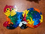 Houten Kattenpuzzel Alfabet - Zo Goed Als Nieuw, Kinderen en Baby's, Speelgoed | Kinderpuzzels, 10 tot 50 stukjes, Ophalen of Verzenden