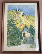 Aquarel van Hans Schlösser, 1927 (gesigneerd), Antiek en Kunst, Ophalen of Verzenden