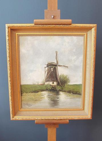 J. van Couver * pseudoniem H. Koekoek - Landschap met molen beschikbaar voor biedingen