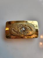 Vintage gouden gesp, Sieraden, Tassen en Uiterlijk, Broches, Ophalen of Verzenden, Zo goed als nieuw, Goud, Overige materialen