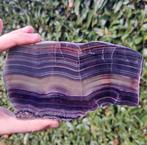 Regenboog Fluoriet schijf / plak edelsteen natuursteen steen, Ophalen of Verzenden