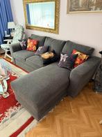 bankstel met lounge deel, Ophalen, Gebruikt, Driepersoons, 75 tot 100 cm