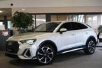 Audi Q3 Sportback 45 TFSI e 2x S-line 245PK Matrix Led Navi, Auto's, Audi, USB, Gebruikt, Zwart, Leder en Stof
