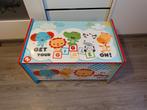 Fisher-Price Houten Speelgoedkist met Dierenprint, Kinderen en Baby's, Kinderkamer | Inrichting en Decoratie, Ophalen, Gebruikt