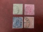 Oude Staten, Württemberg, Michel 36, 38/40 gestempeld, Postzegels en Munten, Postzegels | Europa | Duitsland, Overige periodes