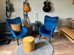 Twee mooie blauwe stoelen, Huis en Inrichting, Fauteuils, Ophalen of Verzenden, Zo goed als nieuw