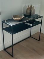 Marmeren sidetable haltafel bureau, Ophalen of Verzenden, Zo goed als nieuw, 25 tot 50 cm, Rechthoekig