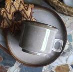 Vintage Aardewerk Servies - Kopjes en Schotels, Huis en Inrichting, Gebruikt, Ophalen of Verzenden, Effen, Kop(pen) en/of Schotel(s)