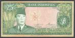 Indonesie 25 Rupiah 1960 2 Letter Combinatie, Postzegels en Munten, Bankbiljetten | Azië, Verzenden, Zuidoost-Azië, Los biljet