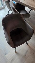 6 eetkamerstoelen, Huis en Inrichting, Stoelen, Ophalen, Overige kleuren, Zo goed als nieuw, Stof