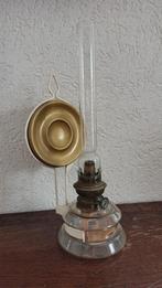 Antieke kerosine wand Olielamp, Ophalen of Verzenden