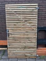 Grenen schuttingdeur incl. deurbeslag, Ophalen, 1 tot 2 meter, Minder dan 3 meter, Nieuw