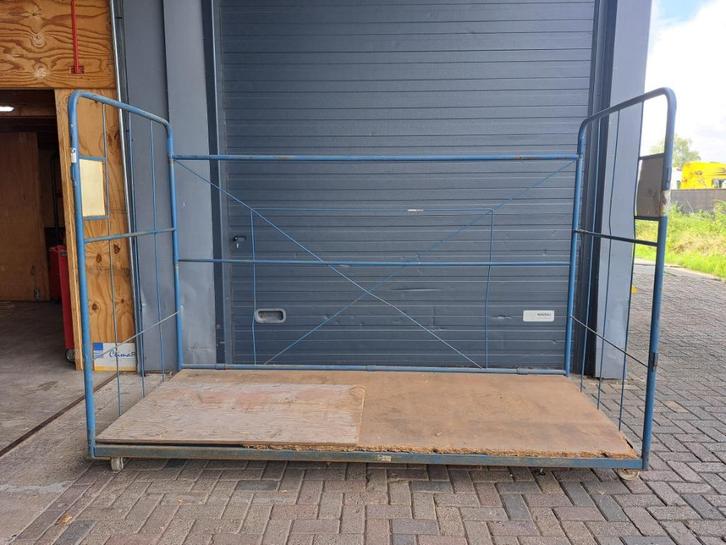 Transportkar magazijnkar meubelkar, Doe-het-zelf en Verbouw, Transportwagens, Gebruikt, Transportkar, 100 liter of meer, Ophalen