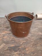 Koperen emmer - Diameter 15cm, Hoogte 14cm, Antiek en Kunst, Ophalen of Verzenden