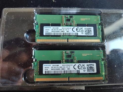 Samsung sodimm 2X 8GB DDR5 5600mhz, Computers en Software, RAM geheugen, Ophalen of Verzenden