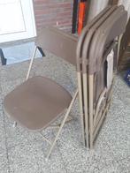 Klapstoelen 2 stuks, Huis en Inrichting, Stoelen, Ophalen, Gebruikt, Twee, Bruin