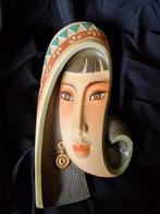 Vintage Key '94 Wanddecoratie Vrouwengezicht, Antiek en Kunst, Ophalen