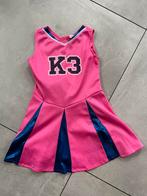 K3 jurkje cheerleader roze-blauw 3-5 jaar, Kinderen en Baby's, Carnavalskleding en Verkleedspullen, Meisje, 104 of kleiner, Zo goed als nieuw