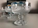 6  práchtige vintage ijscoupes 🍨 in doos. Barocco. Nieuw, Huis en Inrichting, Keuken | Servies, Glas of Glazen, Nieuw, Ophalen of Verzenden