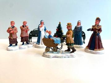 Lemax Church figuren, set of 8 (Very Rare) beschikbaar voor biedingen