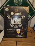 Brand bier reclame bordjes  1, Ophalen of Verzenden, Gebruikt, Reclamebord, Plaat of Schild, Brand