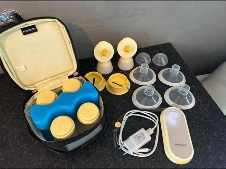 Medela dubbele borstkolf, Kinderen en Baby's, Babyvoeding en Toebehoren, Zo goed als nieuw, Borstkolf, Ophalen of Verzenden