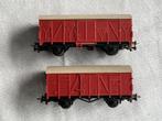 2x Roco gesloten goederenwagons, Gebruikt, Gelijkstroom of Wisselstroom, Wagon, Ophalen of Verzenden