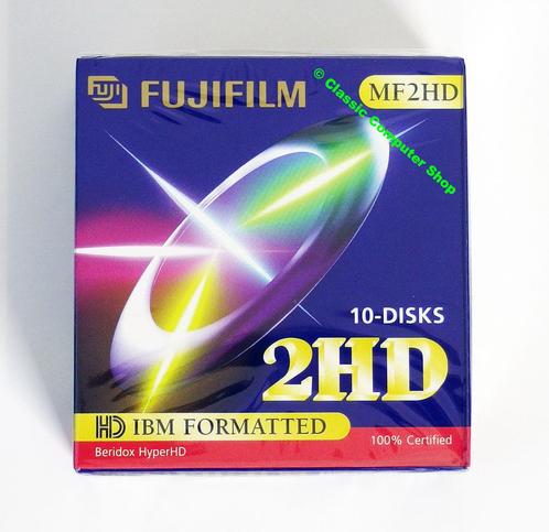 Nieuwe Fujifilm 1,44MB 3,5 inch diskettes 10 stuks, Computers en Software, Vintage Computers, Verzenden