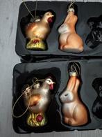 4 kerstballen paashaas en kip, Diversen, Pasen, Ophalen of Verzenden, Zo goed als nieuw