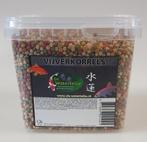 vijverkorrels 3MM 1.2L/ 2.5L / 5L / 10L, Karper of Koi