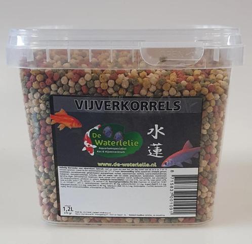 vijverkorrels 3MM 1.2L/ 2.5L / 5L / 10L, Dieren en Toebehoren, Vissen | Vijvervissen, Karper of Koi
