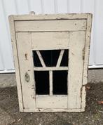 Brocante houten wit kastje - hangkastje - medicijnkastje, Gebruikt, Ophalen of Verzenden, Nvt, Nvt