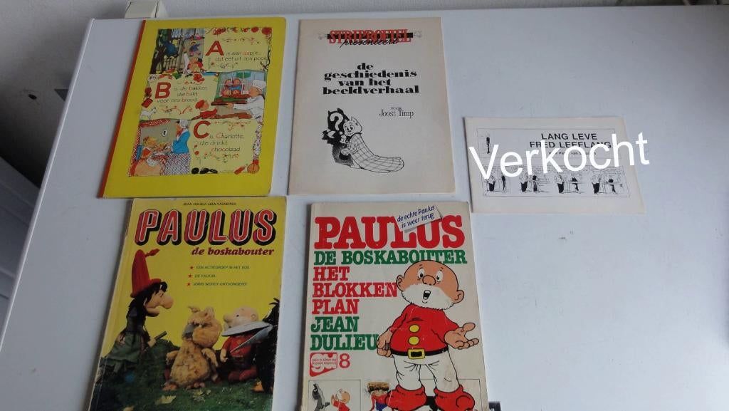 Paulus de Boskabouter boekjes antiek en ABC boekje, Ophalen of Verzenden