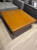 Hocker poef leer geel oranje nieuw, Ophalen, 125 cm of meer, Rond, Nieuw