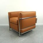 Cassina LC2 Fauteuil Grand Confort Design fauteuil Cognac 