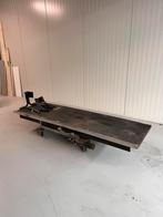 Hydraulische heftafel motor brug tafel 1000 kg – 2400x800 mm, Doe-het-zelf en Verbouw, Steigers, Ophalen, Gebruikt, Overige typen